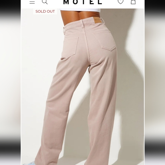 Motel Rocks Parallel Wide Leg Jeans - Picture 6 of 11